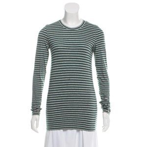 Theory Striped Long Sleeve Top